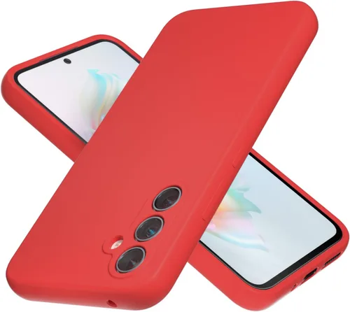 Vista 9 de Funda para Galaxy A54 5G de 6.4 pulgadas, silicona líquida suave protectora y forro de microfibra antiarañazos, a prueba de golpes, compatible