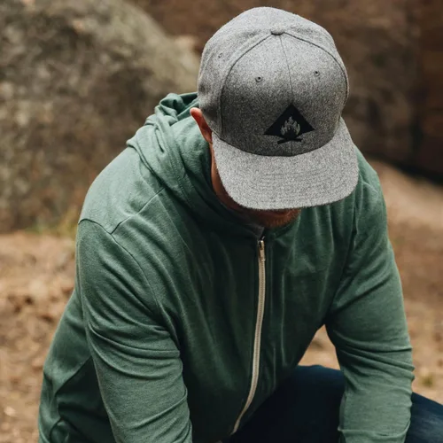Vista 8 de Rustic Bigfoot Trucker Cap - Men's Pre Curved Baseball Cap with Mesh Back and Adjustable Snapback