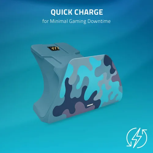 Vista 3 de Razer Universal Quick Charging Stand for Xbox Series XS Magnetic Secure Charging - Perfectly Matches Xbox Wireless Controllers - USB Powered