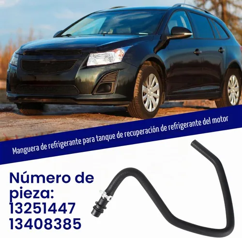 Vista 2 de ZNB Manguera del tanque de recuperación del refrigerante del motor 13251447