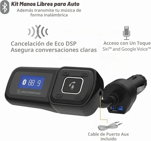 Vista 2 de Scosche - transmisor digital FM para iPod, BTFM, Azul