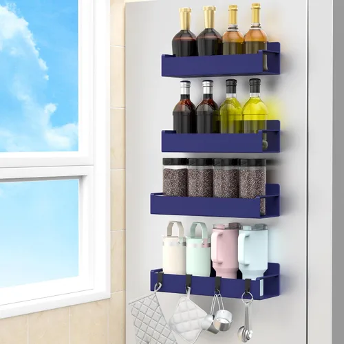 Vista 9 de HuggieGems Soporte Magnético para Botella de Agua para Refrigerador, Organizador de Portavasos para Stanley y Tumbler para Cocina, Paquete de 6