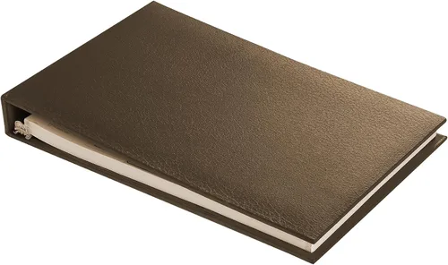 Vista 2 de Inkline Executive - Carpeta de 7 anillos, piel sintética de alta calidad, capacidad de 500 cheques, para hojas de 9 x 13 pulgadas, con organizador