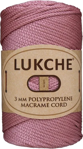 Vista 39 de Cuerda de macramé premium de poliéster de 3 mm (134.44 metros), (250 g) 100% cuerda de macramé de polipropileno, hilo de crochet de macramé colorido