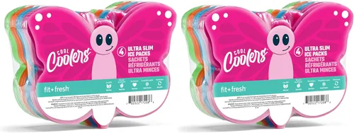Vista 14 de Cool Coolers Kids Shaped Ice Packs for Lunch Boxes - Reusable Slim Ice Packs for Kids Lunch Box, Freezer Packs for Bento Boxes, Long Lasting, BPA