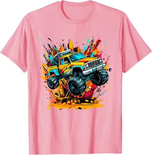 Vista 83 de Monster Trucks Are My Jam - Camiseta Monster Truck, Negro