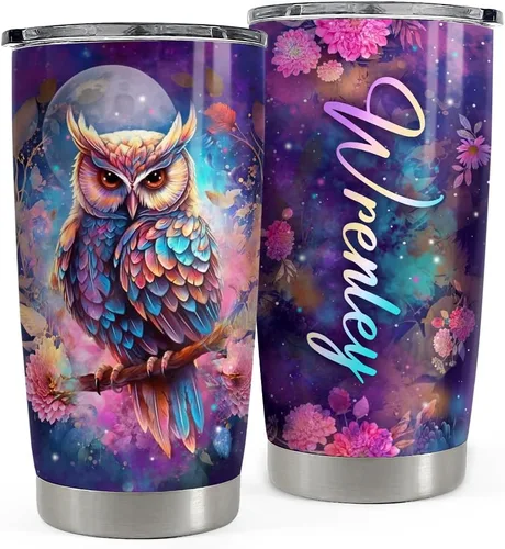 Vista 20 de SANDJEST Taza personalizada para mejor amiga Definición de mejor amiga Tazas de 20oz 30oz con tapa, regalo para mujeres, niñas, mejores amigas