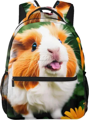 Vista 6 de Linda mochila de dibujos animados para computadora portátil, mochila de viaje de anime para mujeres y hombres, Patrón (697), Mochilas de mochila