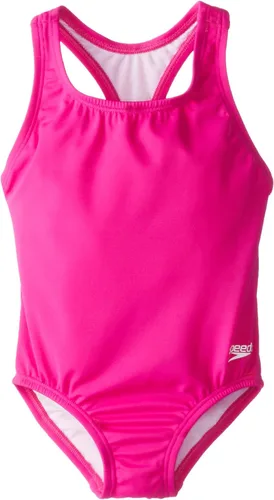 Vista 6 de Speedo Traje de baño de una pieza para niñas con espalda cruzada cerrada Plano 2023