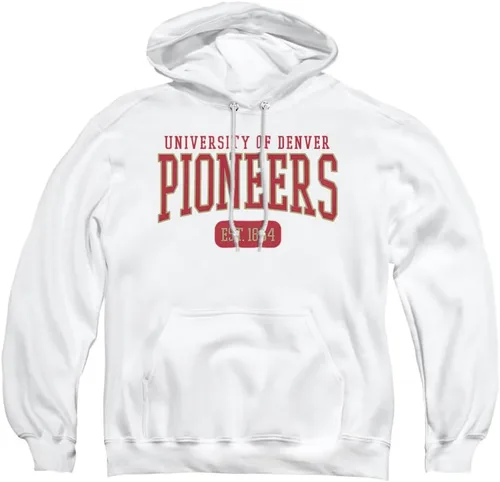 Vista 110 de LOGOVISION Colección de sudaderas con capucha unisex con diseño oficial de Collegiate Est. Date para hombres y mujeres