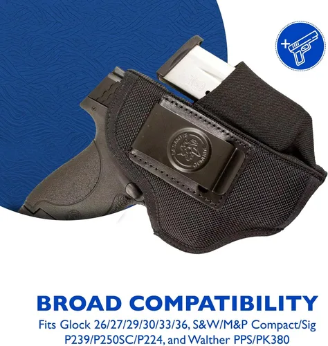 Vista 5 de Desantis Pro Stealth Funda Para Glock 26/27 Negro