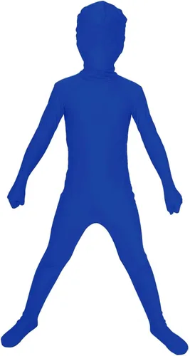 Vista 27 de Aniler Disfraz de Halloween de elastano para niños de 6 a 16 años, body de animal para cosplay, overol para niñas Negro