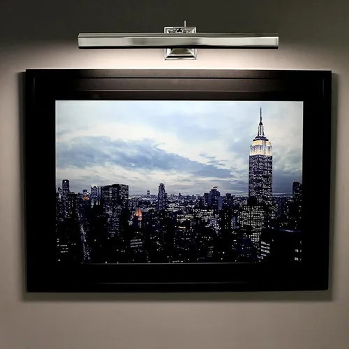 Vista 3 de WAC Lighting dweLED, Hemmingway - Luz LED ajustable de 24 pulgadas, 2700 K, níquel pulido
