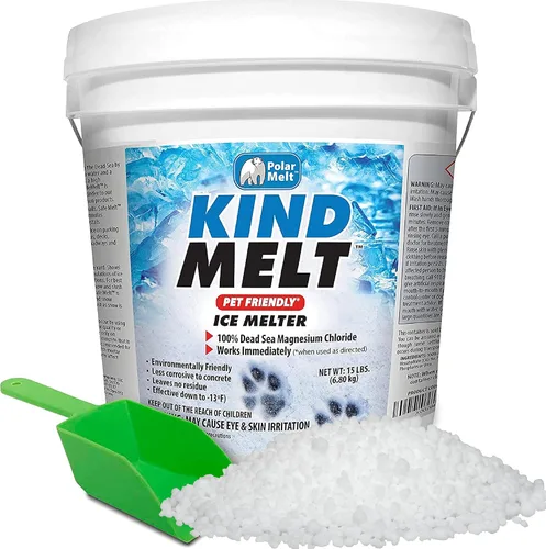 Vista 2 de HARRIS Kind Melt Pet Friendly Ice and Snow Melter & Spot Spreader Hand Spreader - Coctelera para semillas