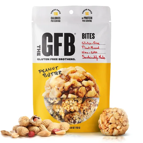Vista 44 de The GFB Bocaditos de proteína aptos para alérgenos para pastel de cumpleaños, aperitivos sin gluten sin nueces, bolas de proteína a base de plantas