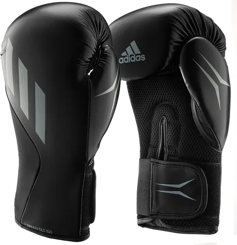 Vista 21 de Adidas Speed TILT 150 Guantes de boxeo – Guantes de boxeo de entrenamiento para hombres y mujeres – Guantes de bolsa pesada, guantes de kickboxing