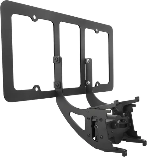 Vista 7 de El soporte original de placa de matrícula con cerradura para Tesla Model 3 de 2017-2023, kit de montaje de soporte de placa frontal
