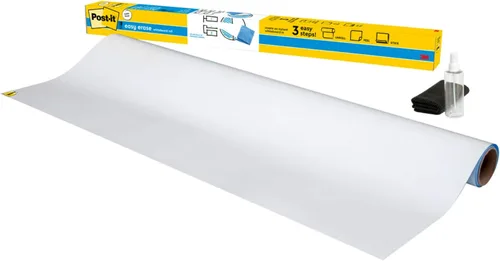 Vista 14 de Post-it Marcador permanente fácil de borrar, superficie de pizarra blanca, marcador permanente que se limpia con agua, película blanca de pizarra