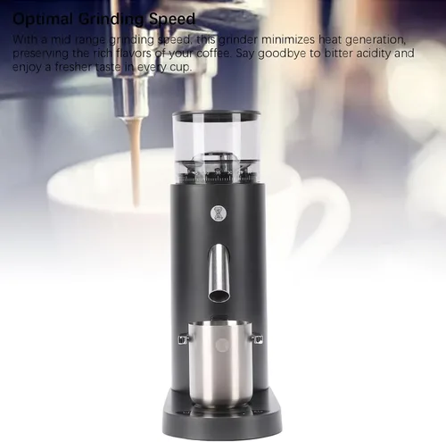 Vista 5 de Yoidesu Molinillo de café eléctrico, eléctrico, portátil, pequeño, silencioso y ajustable, 20 ajustes de molienda para expreso, moka, verter, prensa