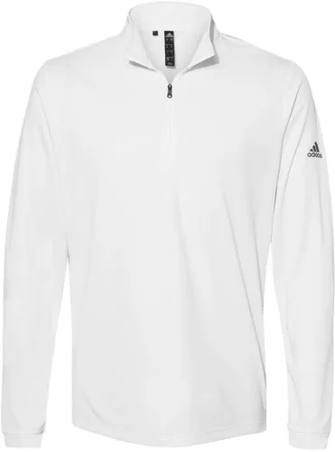 Vista 2 de adidas - Sudadera ligera con cremallera de un cuarto (A401)