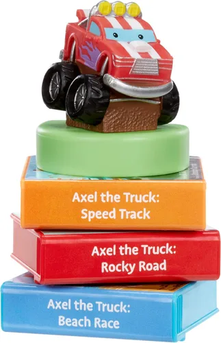 Vista 4 de Little Tikes Story Dream Machine Axel The Truck Story Collection, Storytime, libros, HarperCollins, personaje de reproducción de audio, regalo