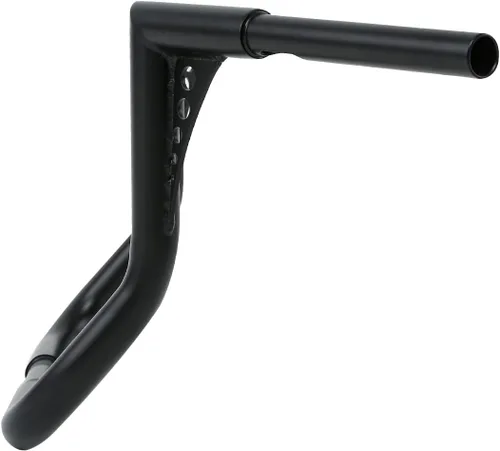 Vista 3 de TCT-MOTORPARTS Manillar Ape Hanger Negro de 1 1/4" de Elevación 12" Apto para Modelos Harley Dressers Baggers Touring Electra Glide, Street Glide