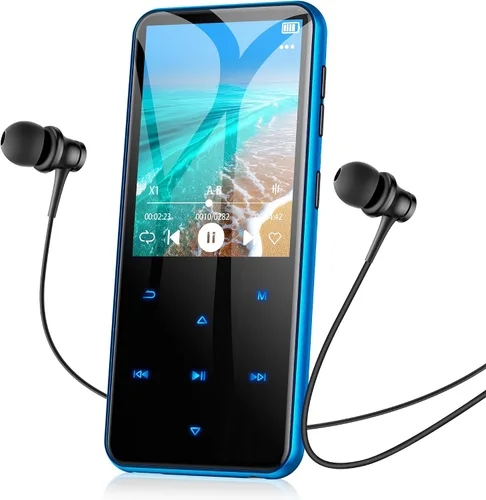 Vista 18 de AGPTEK Reproductor MP3 de 64 GB con Bluetooth, M3 Reproductor de música de 2.4 pulgadas con altavoz y radio FM, botones táctiles, soporta hasta 128