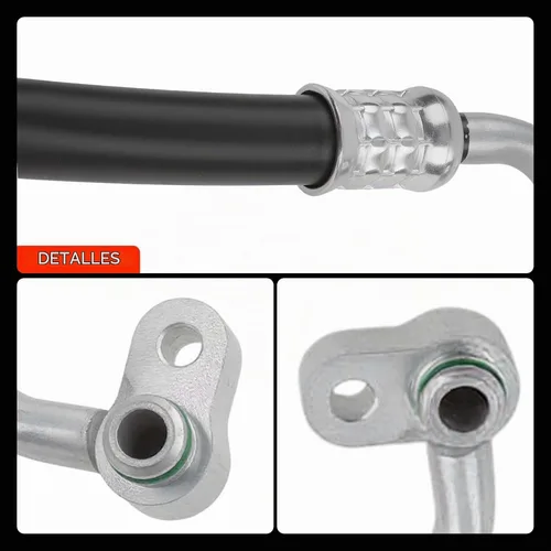 Vista 9 de A-Premium Conjunto de manguera de línea de descarga de A/C compatible