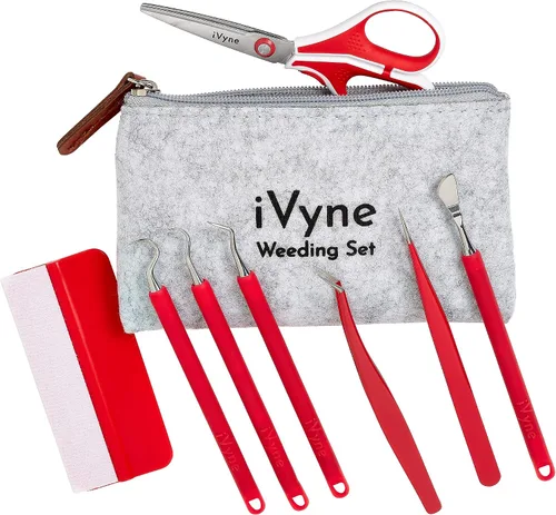 Vista 9 de iVyne Kit de herramientas de deshierbe de vinilo de alta calidad y recolector de desechos de deshierbe herramientas de agarre suave con bayas