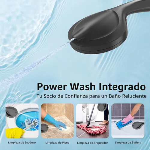 Vista 6 de High Pressure Filtered Shower Head with Handheld, 9 Spray Modes 4.7" Shower Head, 59" long hose, 10 Layers Filter for Hard Water, Remove Chlorine