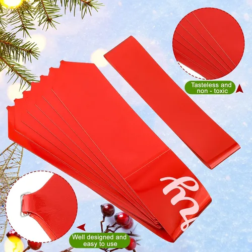 Vista 3 de Waydress Lazo grande para automóvil gigante de 20 pulgadas, lazo rojo grande de Navidad para envolver regalos, casas nuevas, gran presente