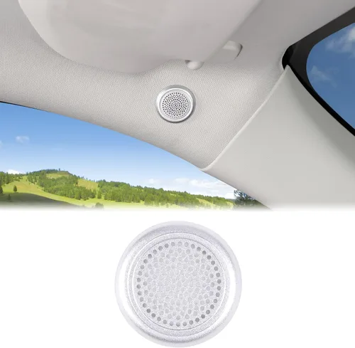 Vista 9 de Cubierta de micrófono para techo de automóvil, compatible con Ford Maverick 2022-2024, altavoz interior de techo de automóvil, cubierta de marco