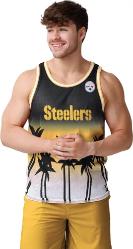 Vista 20 de FOCO NFL Mens NFL Team Logo Fashion Shirt Sleeveless Top