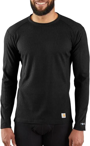 Vista 3 de Carhartt Hombres MBL113 Base Force® Capa Interior Clásica de Peso Medio Camiseta de Manga Corta
