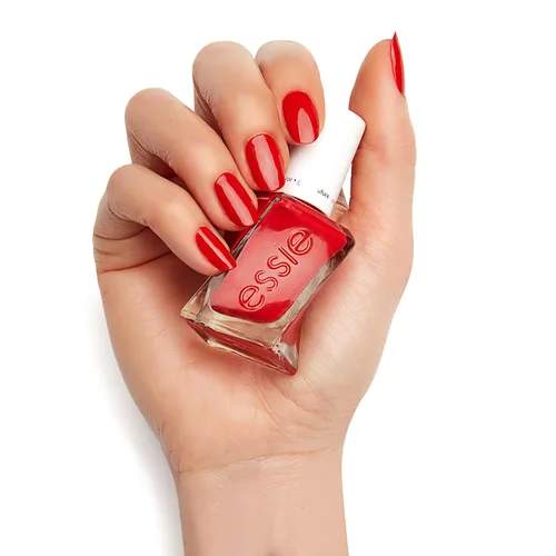 Vista 9 de essie Gel Couture - Esmalte de uñas de larga duración, rojo escarlata, Rock the Runway, 0.46 onzas (paquete de 2)