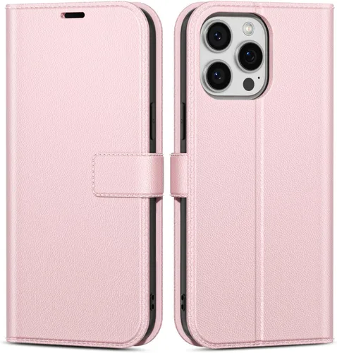 Vista 37 de oakxco Funda tipo cartera para iPhone SE 2022/2020/8/7 con soporte para tarjeta de crédito, funda magnética RFID delgada tipo libro con tapa