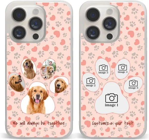 Vista 11 de Fundas de teléfono personalizadas Red Love You Imágenes empalmadas para iPhone 5 6 7 8 11 12 13 14 15 16 Pro Max Plus Mini X para Samsung S21 S22