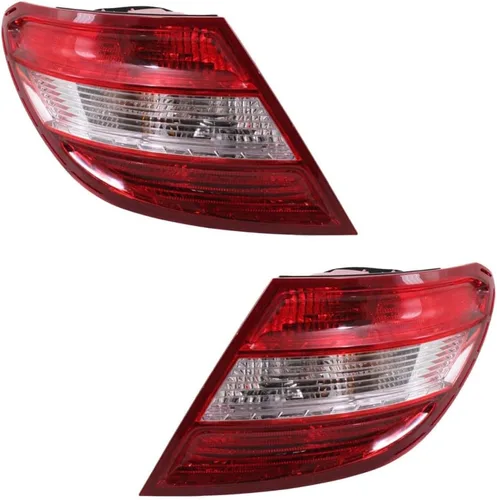 Vista 7 de KarParts360 Conjunto de luz trasera para Mercedes-Benz C300/C350 2008 09 10 2011 lado del conductor para MB2800129 204 906 83 02