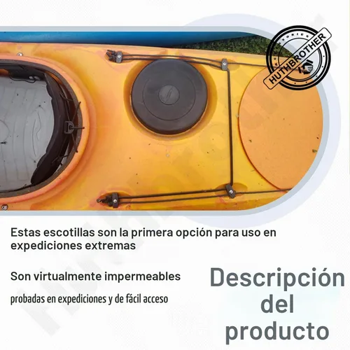 Vista 3 de Huthbrother Kayak Valley - Cubierta redonda de escotilla de 9 pulgadas de diámetro exterior y 7.5 pulgadas de diámetro interior, compatible