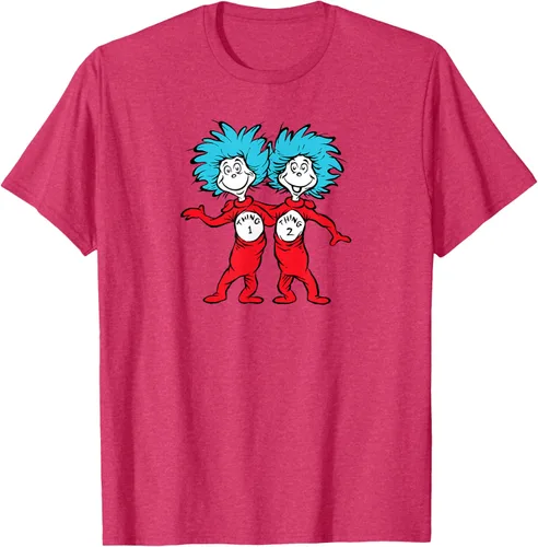 Vista 33 de Dr. Seuss Thing 1 Thing 2 Buddies - Camiseta Negro