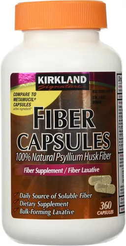 Vista 3 de Kirkland Signature Fibra de Psyllium, 720 Cápsulas