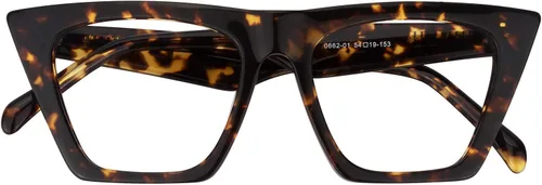 Vista 5 de Zeelool Cecile FP0662 - Lentes de bloqueo de luz azul retro con acetato para mujer