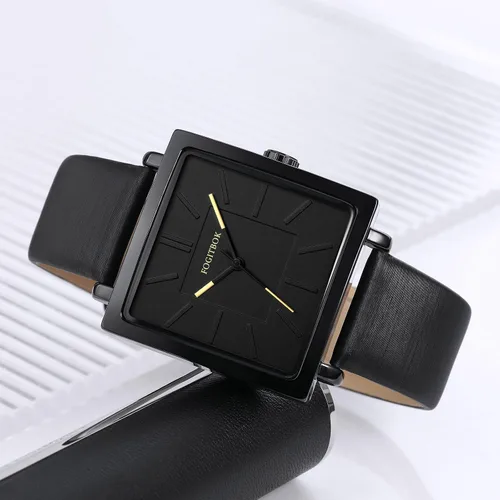 Vista 6 de Reloj de cuero impermeable para mujer, reloj de pulsera de cuarzo para muñecas pequeñas, diseño fino