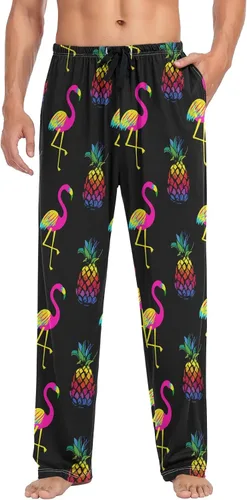 Vista 4 de Cute Pajama Pants Mens Lounge Pants Super Soft Men Pajama Bottoms with Pockets Drawstring