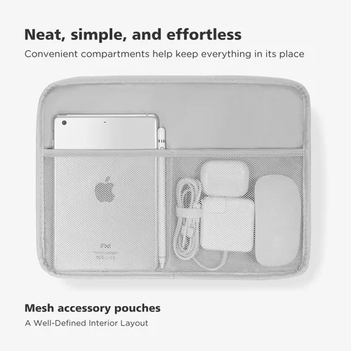 Vista 5 de NIDOO Funda para portátil de 16 pulgadas Bolsa protectora para computadora Negro