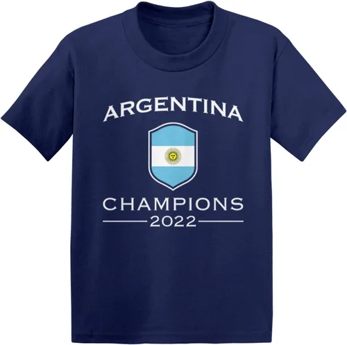 Vista 17 de Argentina Champions 2022 - Camiseta de algodón para bebés/niños pequeños