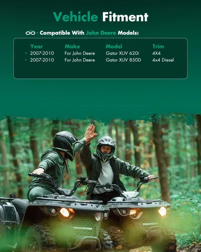 Vista 2 de SCITOO Conjunto de eje de eje CV se adapta a 2007-2010 para John Deere Gator XUV 620i, 2007-2010 para John Deere Gator XUV 850D delantero derecho