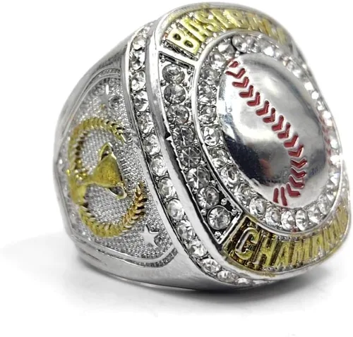 Vista 5 de Personalizar el premio de anillos de trofeo de campeonato de béisbol