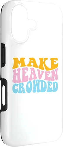 Vista 3 de Make Heaven Crowded Evangelical Christian Case for iPhone 17