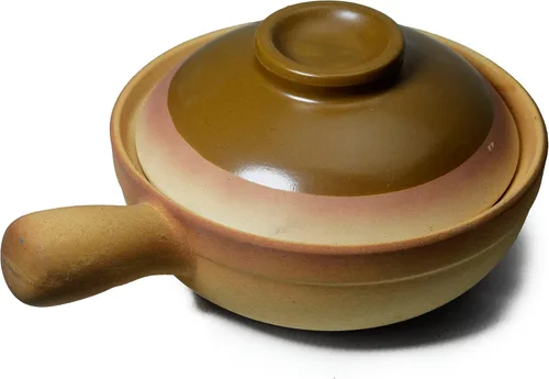 Vista 2 de Cuencos de cazuela de sopa de cebolla francesa Vajilla Retro Arcilla Cerámica con Tapa Cocinar Sopa Shaguo (mango DR19cm)